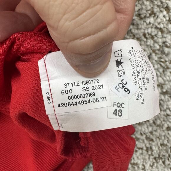 Under Armour Command Sweatshirt Womens Small Red 1/4 Zip Pullover Cowl Neck New - Picture 10 of 14